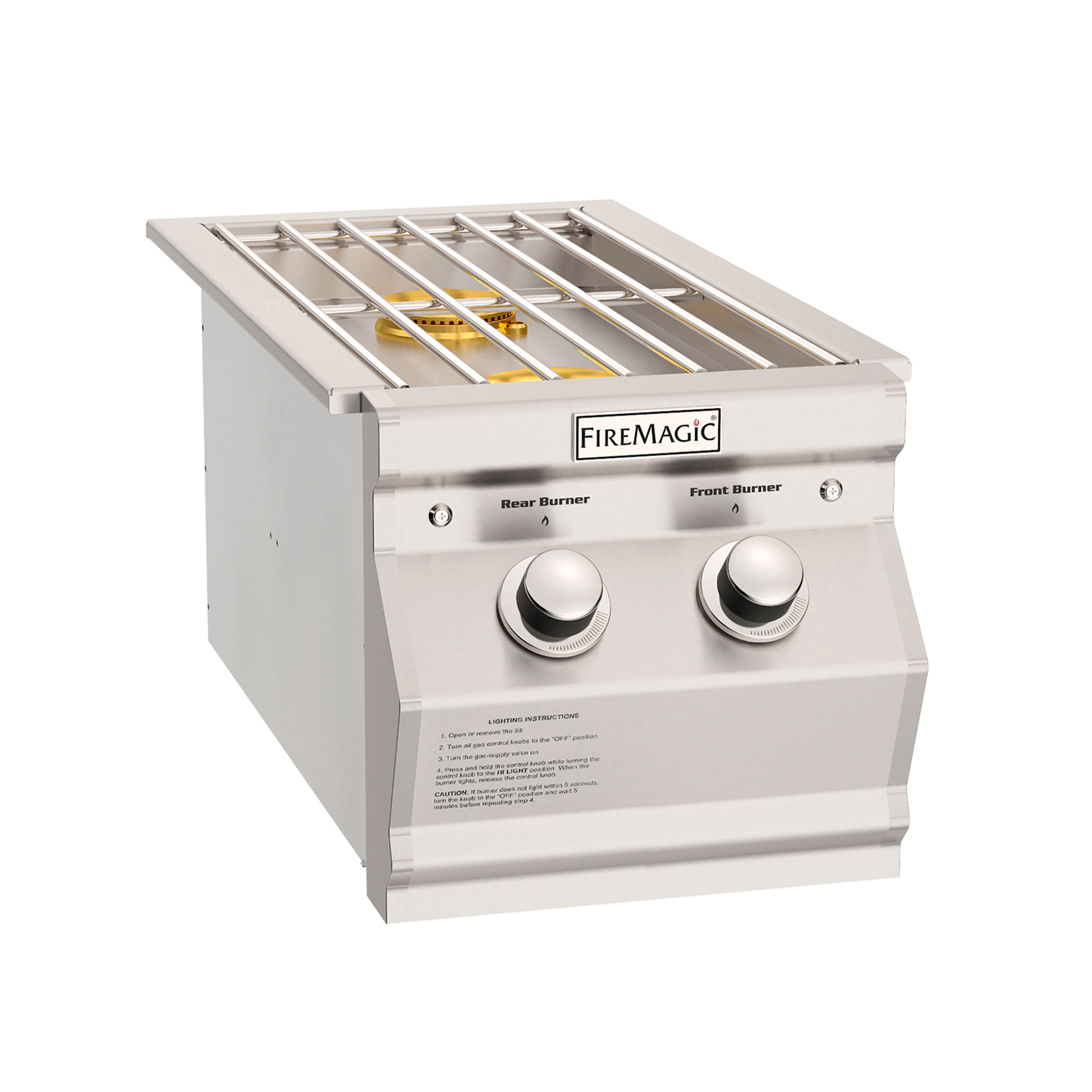 Double Side Burner Assembly, "Flat Top", Propane 3281RP