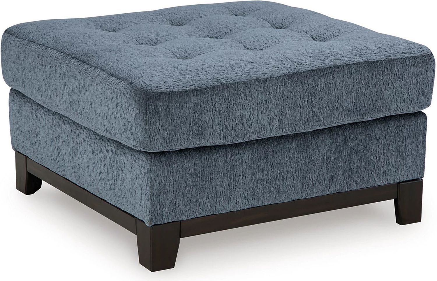 Maxon Place Oversized Accent Ottoman In Navy 3300308
