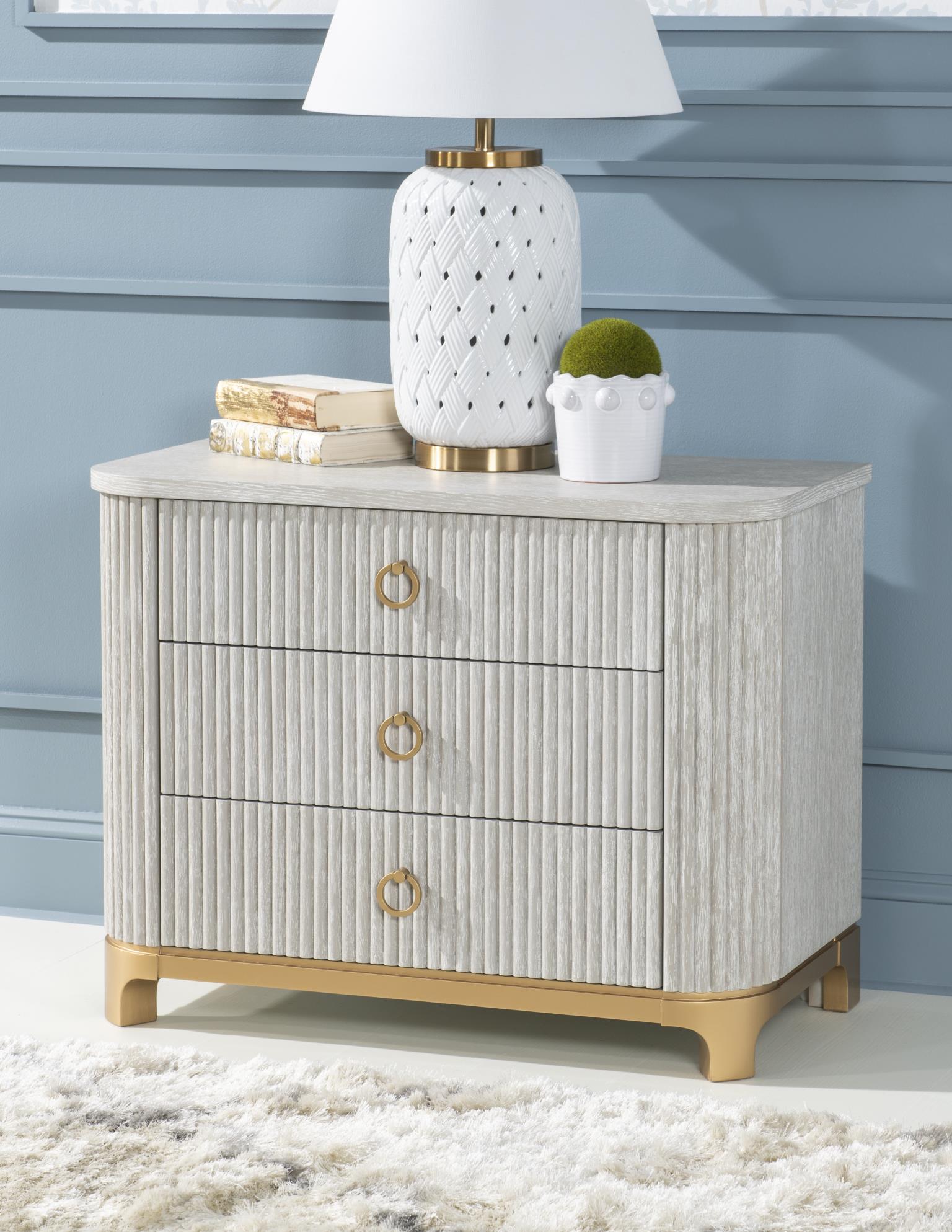 3300 Miramar BR Oyster Chest Nightstand 33003200