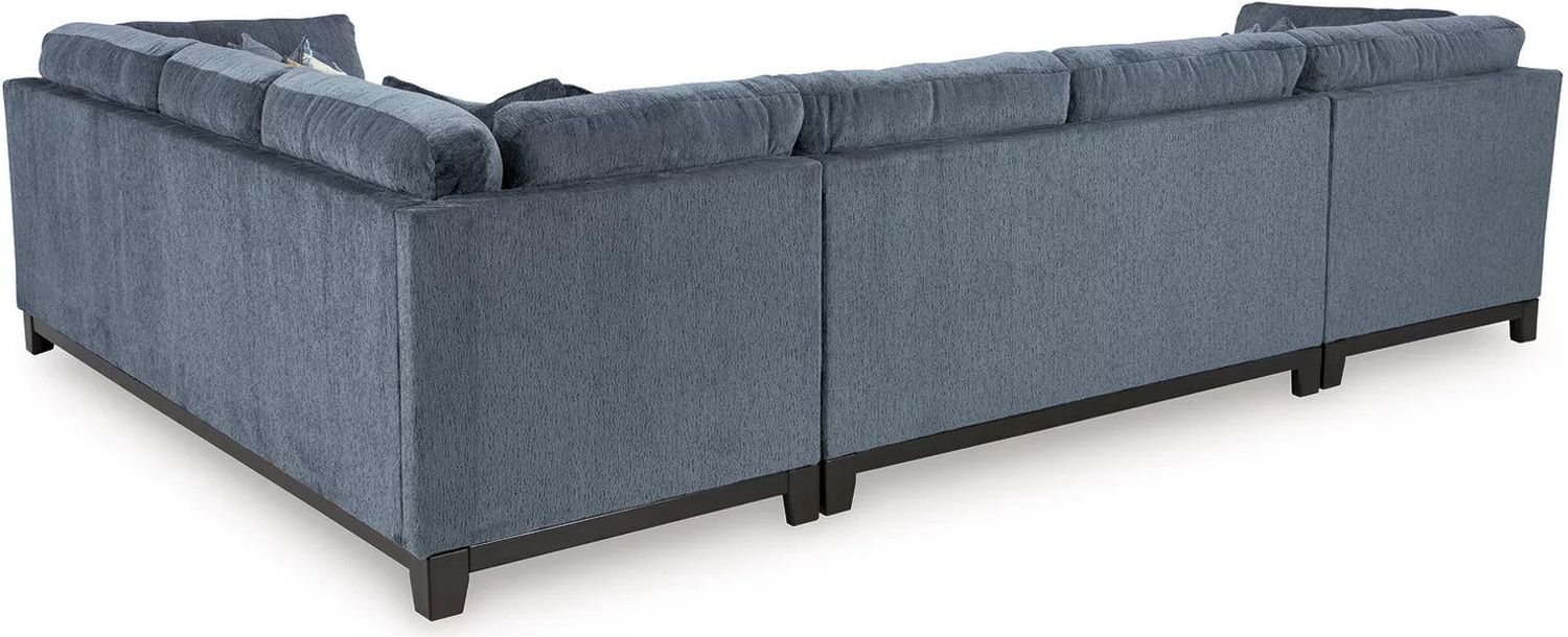 Maxon Place 3-Piece Sectional with Chaise In Navy 33003S1