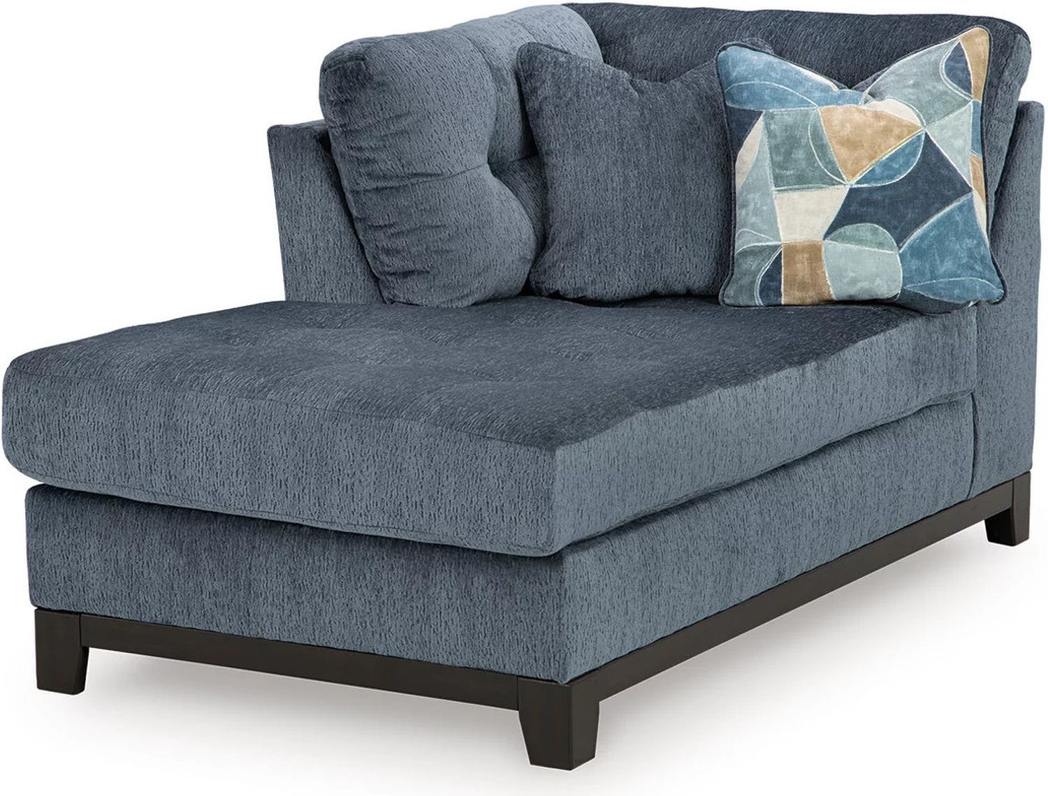 Maxon Place 3-Piece Sectional with Chaise In Navy 33003S1