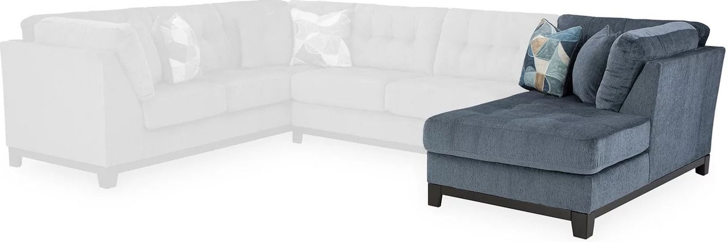 Maxon Place 3-Piece Sectional with Chaise In Navy 33003S2