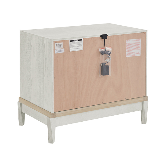 Catalina 2-drawer Wide Nightstand 3309SAN
