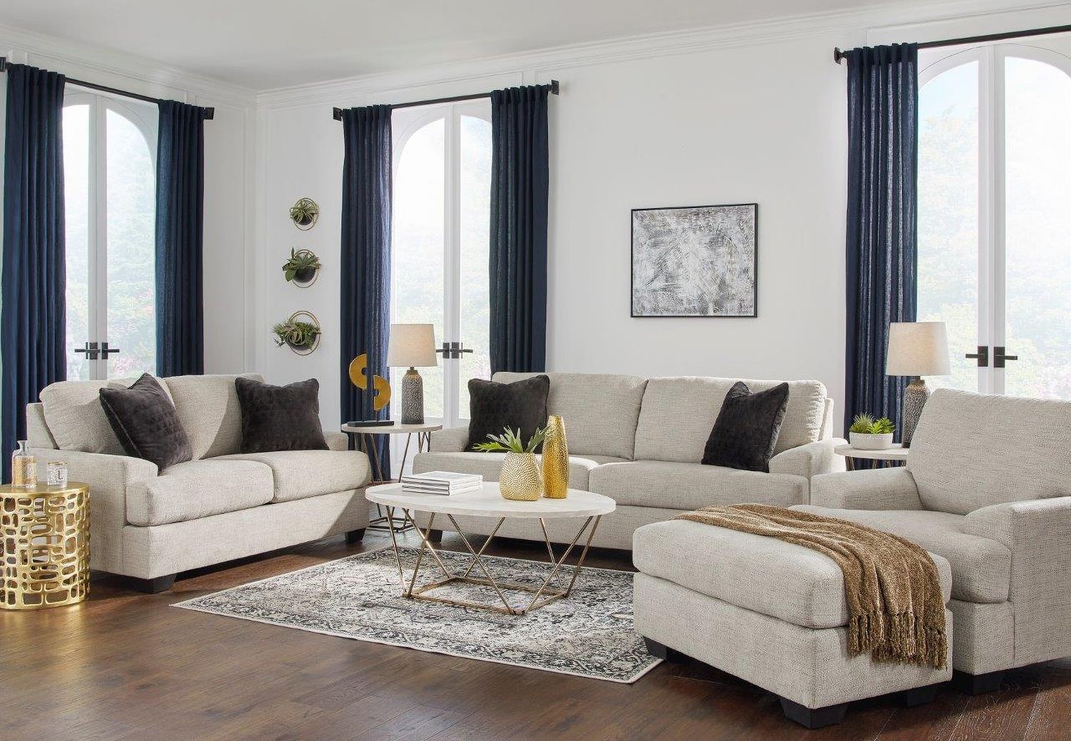 Vayda Loveseat In Pebble 3310435