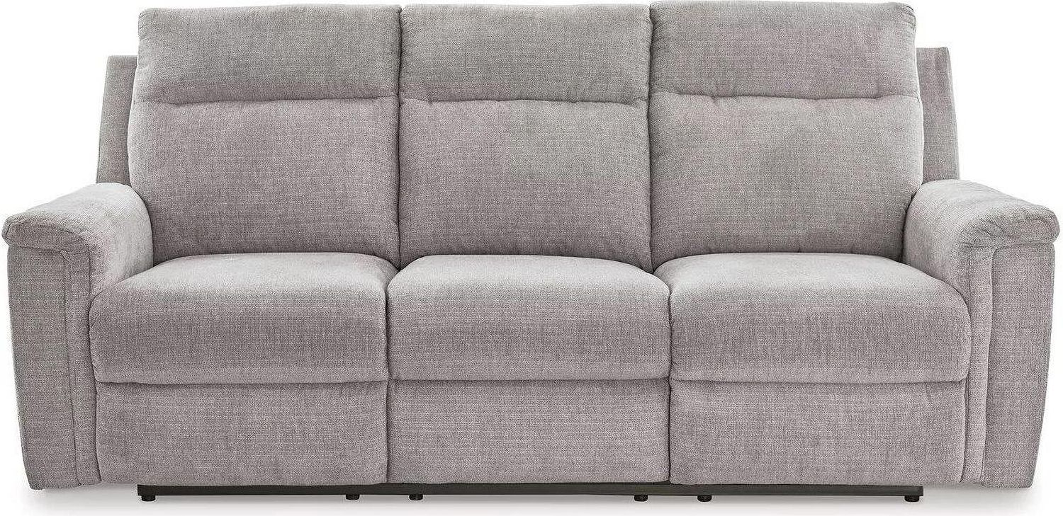 Barnsana Power Reclining Sofa In Ash 3320187
