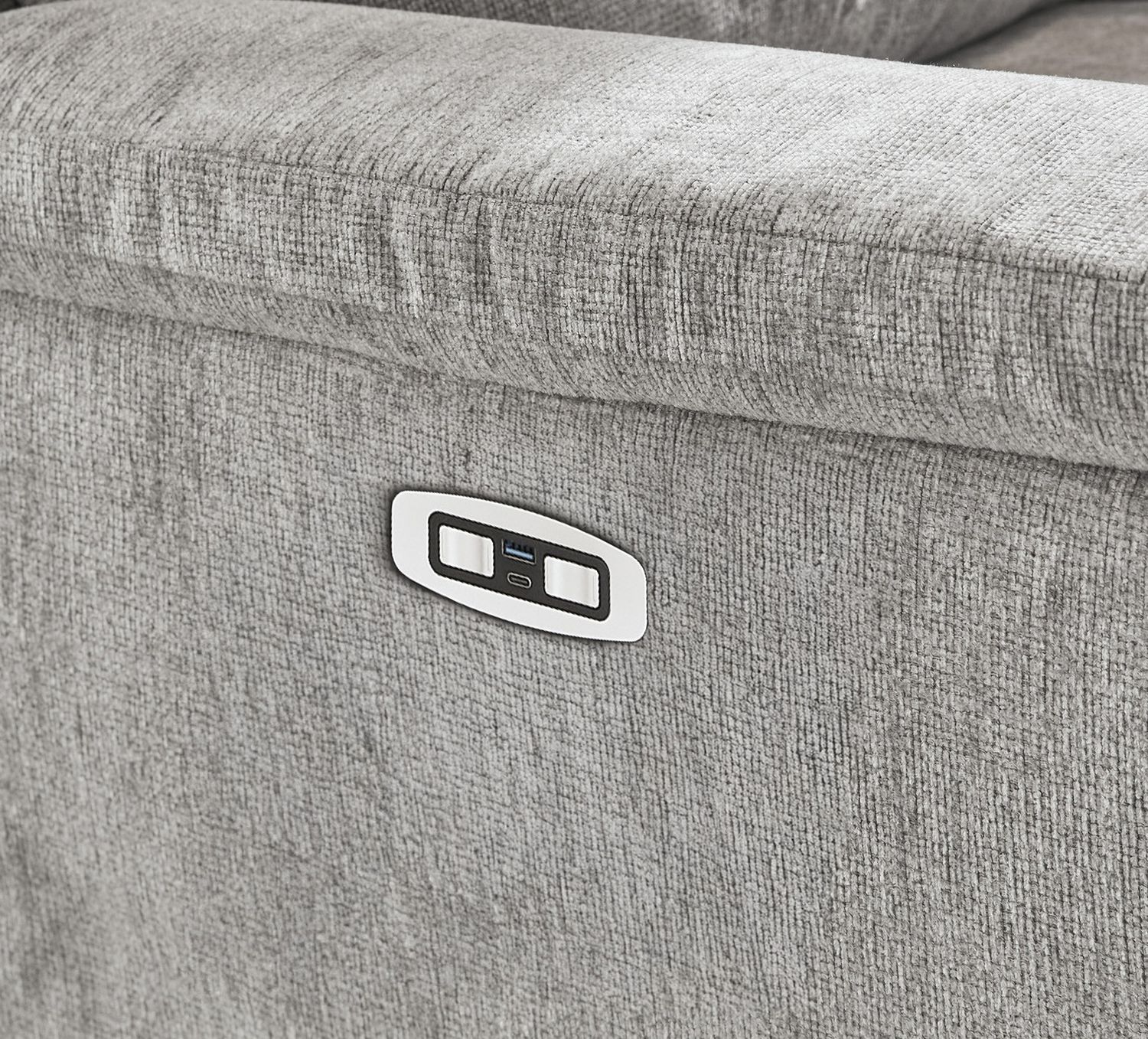 Barnsana Power Recliner In Ash 3320198