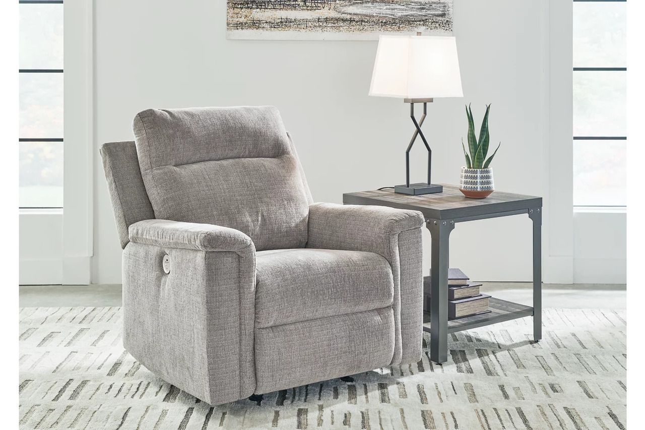 Barnsana Power Reclining Living Room Set In Ash 33201U1