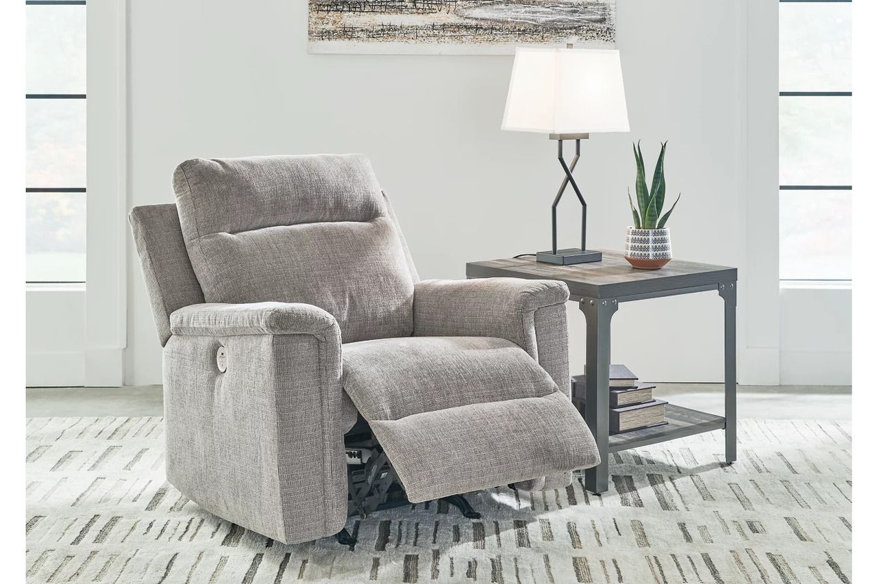 Barnsana Power Reclining Living Room Set In Ash 33201U1