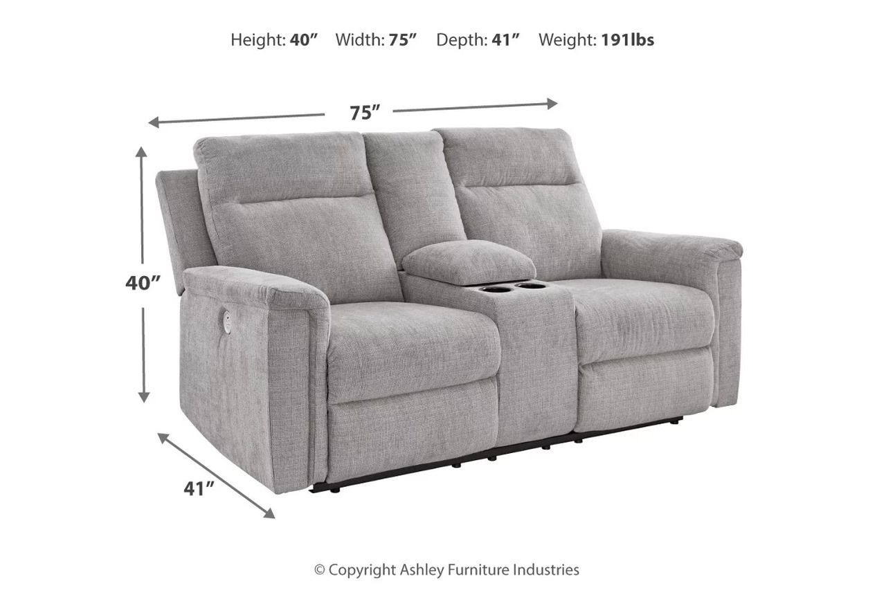 Barnsana Power Reclining Living Room Set In Ash 33201U1