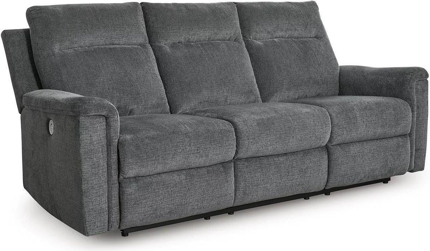 Barnsana Power Reclining Sofa In Gravel 3320287