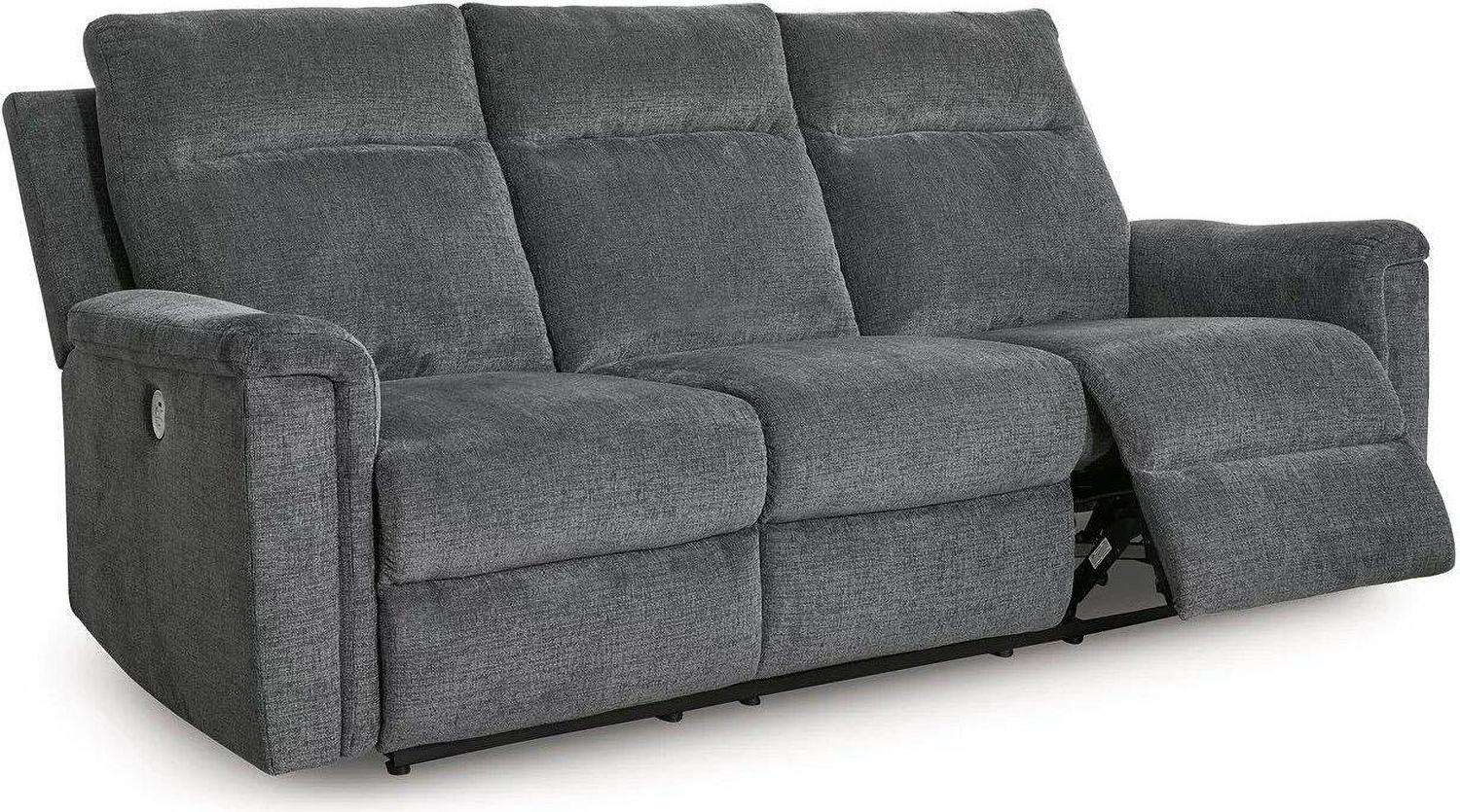 Barnsana Power Reclining Sofa In Gravel 3320287
