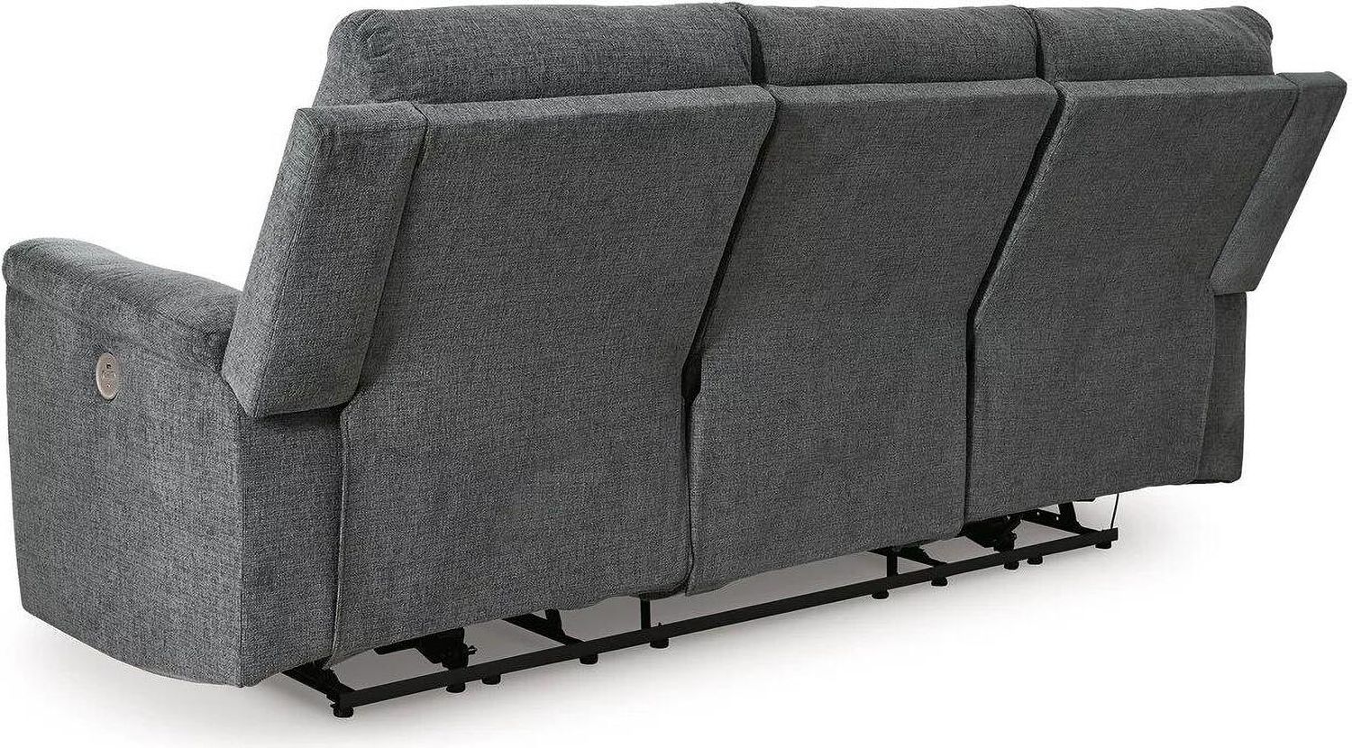 Barnsana Power Reclining Sofa In Gravel 3320287