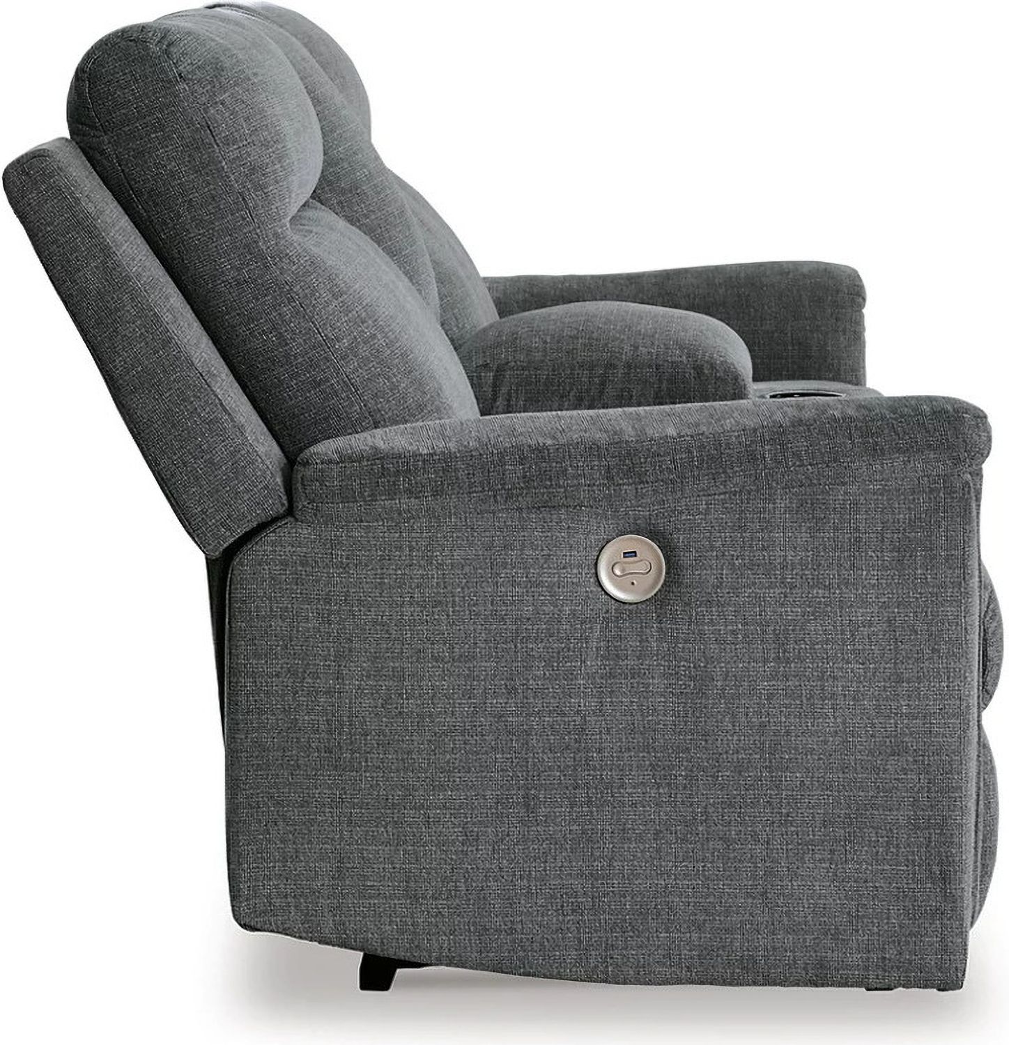 Barnsana Power Reclining Living Room Set In Gravel 33202U1