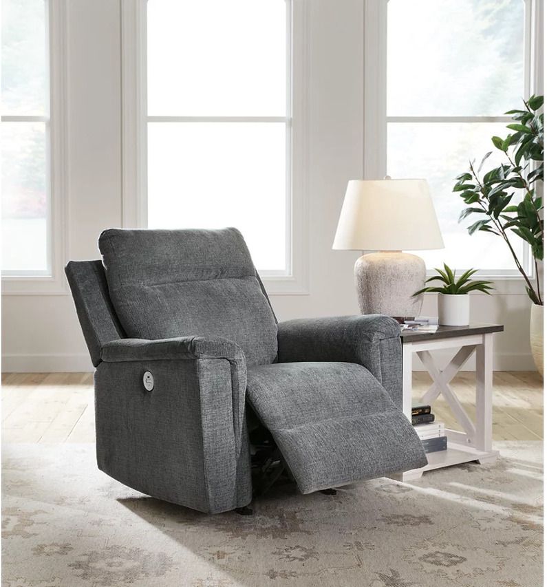 Barnsana Power Reclining Living Room Set In Gravel 33202U1