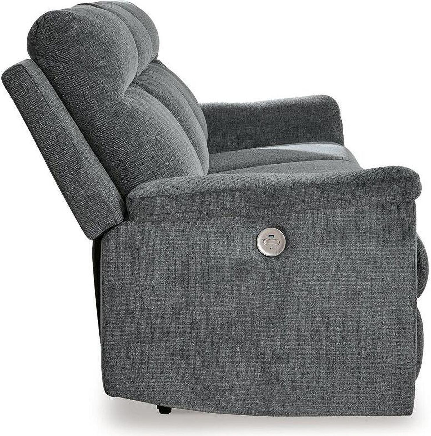 Barnsana Power Reclining Living Room Set In Gravel 33202U1