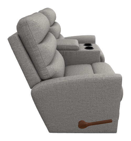 Liam Wall Reclining Loveseat w/ Console - 339786 339786