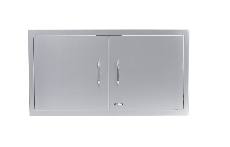 38″ stainless Steel Double Door with Reveal 34020