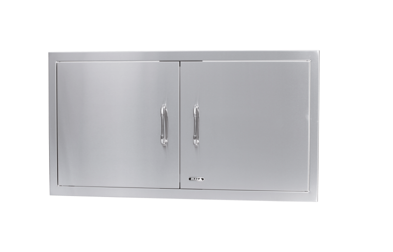 38″ stainless Steel Double Door with Reveal 34020