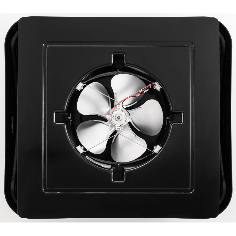 537 CFM Solar Powered Attic and Garage Ventilation Fan, Surface Mount 345SOBK