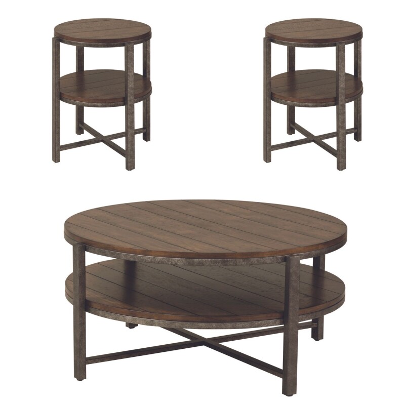 Breckinridge 3 Piece Set (1-Cocktail 2-End Tables) 348OT3PCS