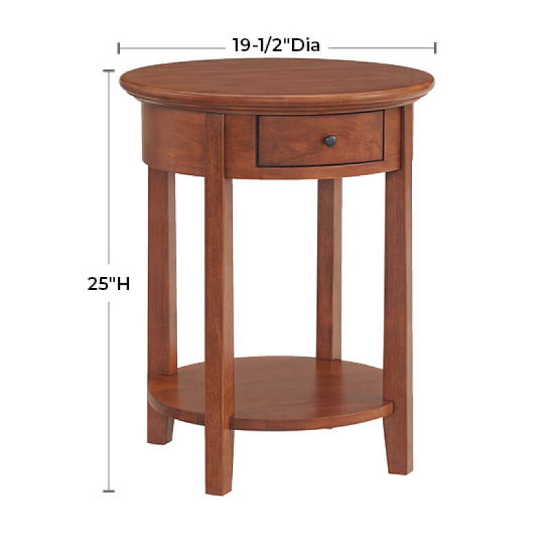 3495 Mckenzie Round Side Table 3495GAC