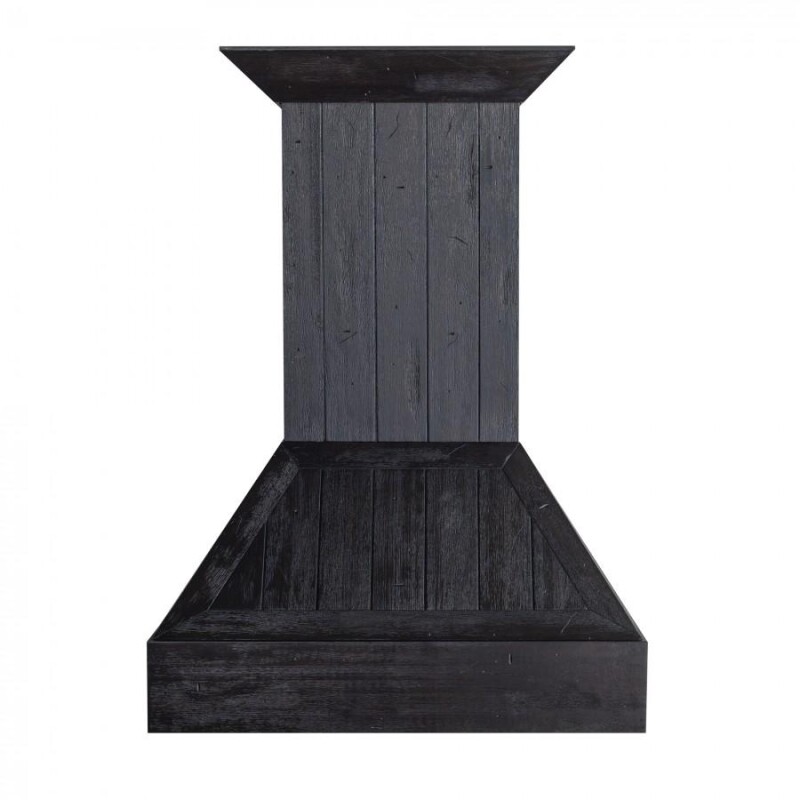 Shiplap Wooden Wall Mount Range Hood (349DD) - 30 Inch 349DD30