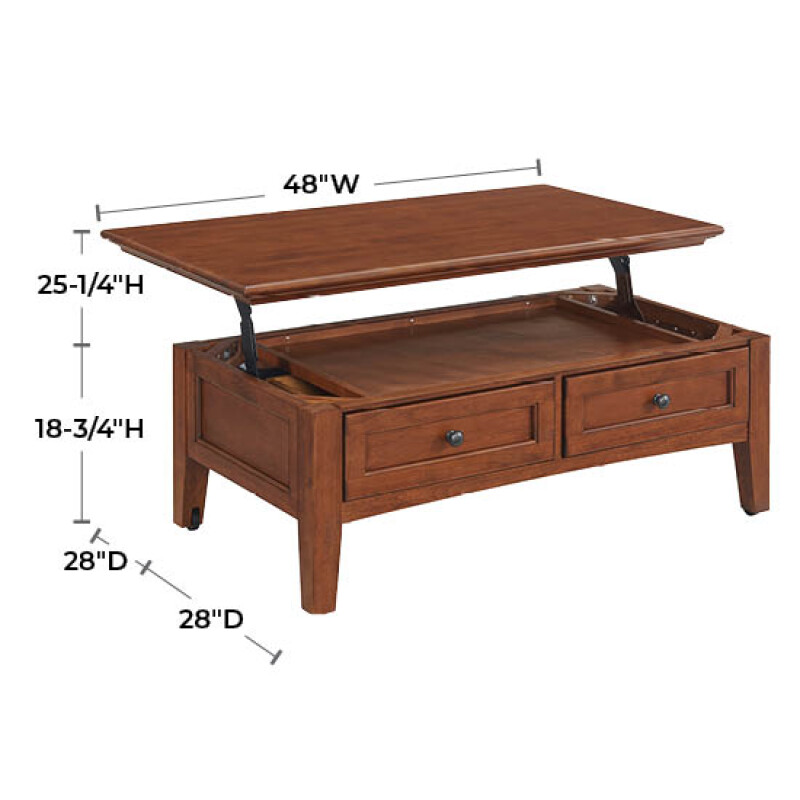 3505 Mckenzie Lift-top Coffee Table 3505GAC