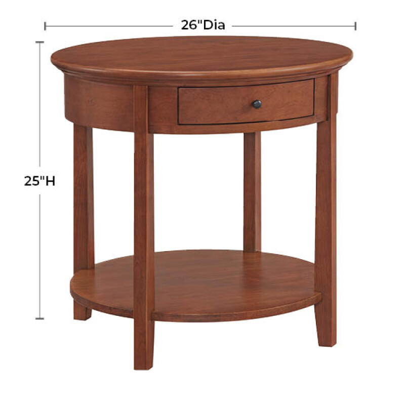 3510 Mckenzie Round End Table 3510PEC