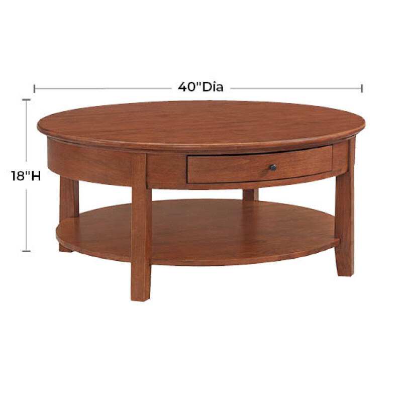 3512 Mckenzie Round Cocktail Table 3512PEC