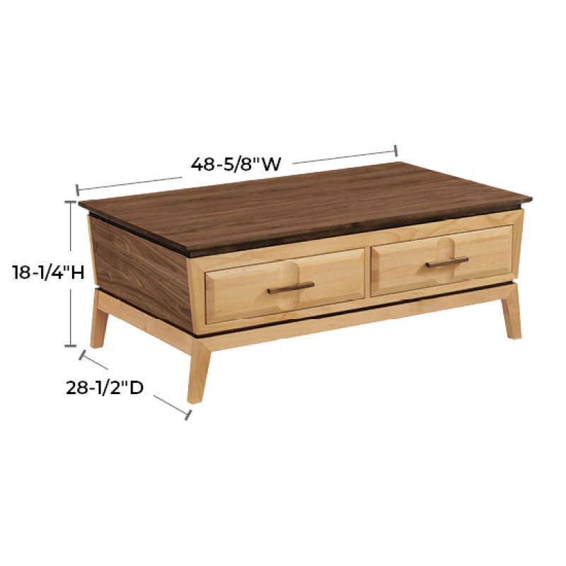 3524 Addison Lift-top Coffee Table 3524DUET