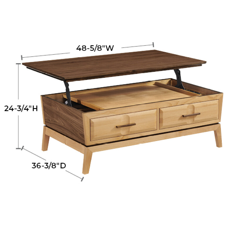 3524 Addison Lift-top Coffee Table 3524DUET