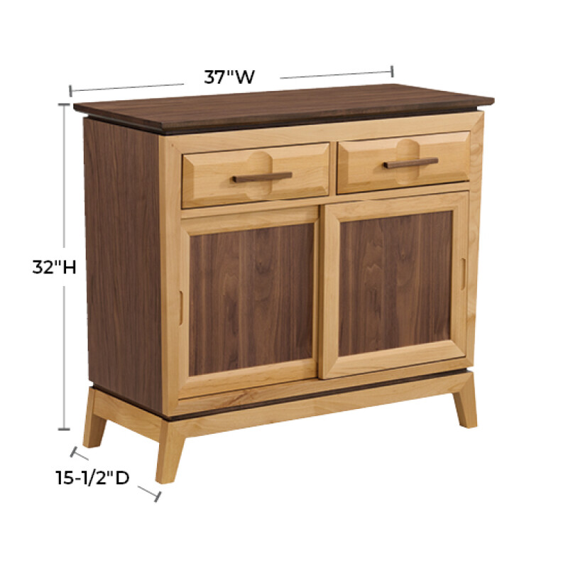 3525 Addison 37″w Storage Console 3525DUET