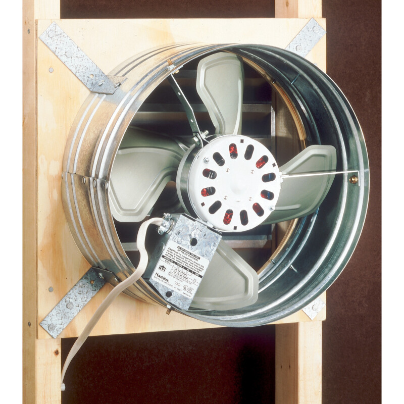 353 Powered Attic and Garage Ventilation Fan, 760 or 1020 CFM, Gable Mounted 353