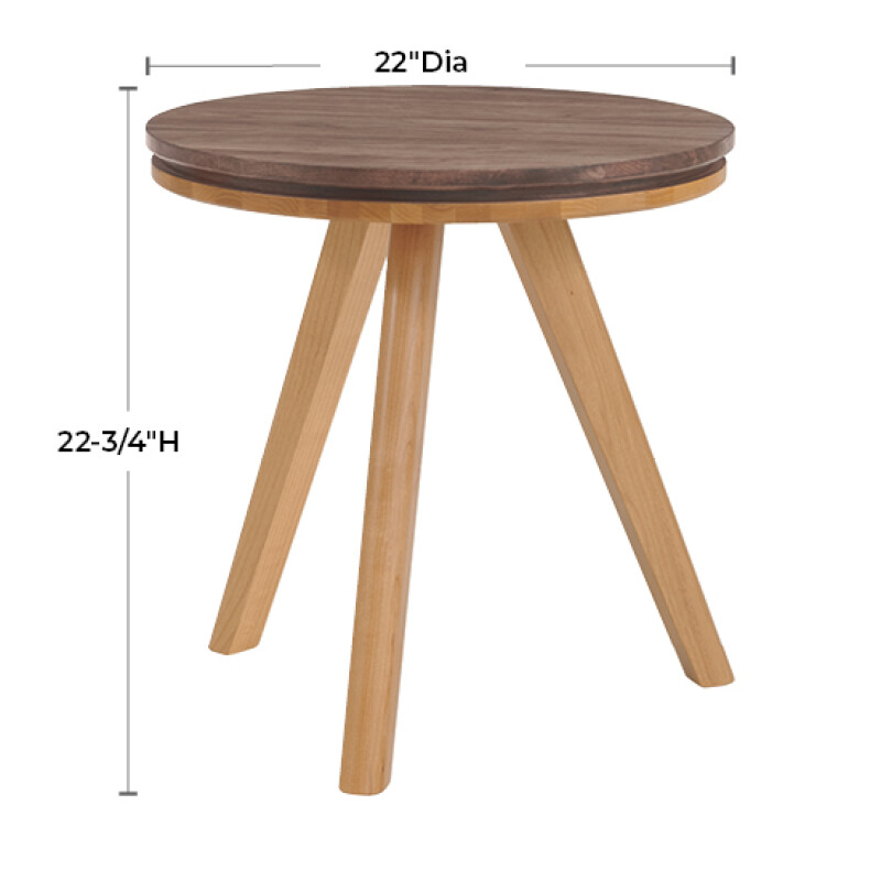 3531 Addi Round Side Table 3531DUET