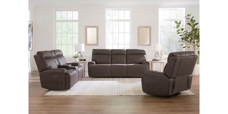 Nathan Power Reclining Loveseat with Center Console 3535PC42J