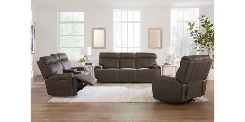 Nathan Power Reclining Loveseat with Center Console 3535PC42J