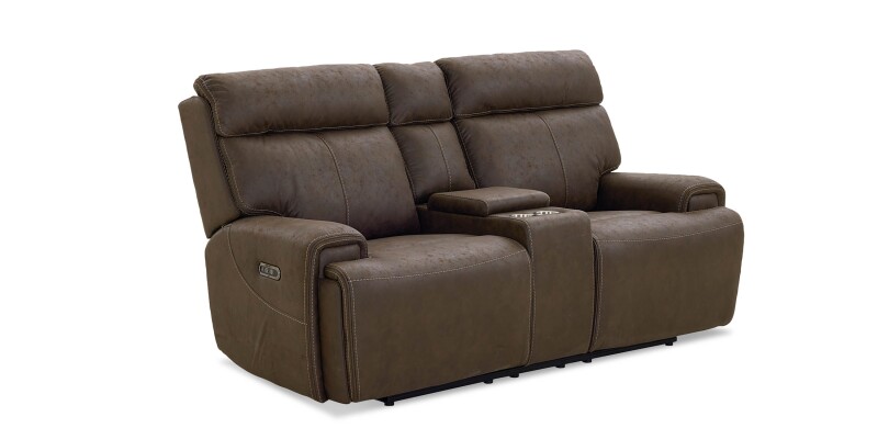 Nathan Power Reclining Loveseat with Center Console 3535PC42J