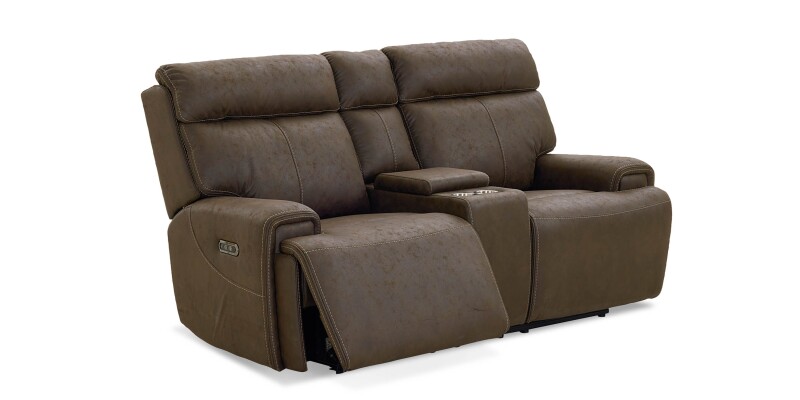 Nathan Power Reclining Loveseat with Center Console 3535PC42J