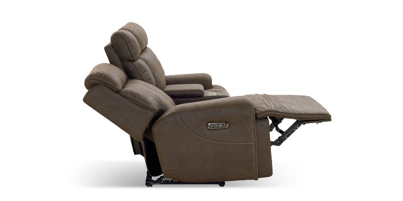 Nathan Power Reclining Loveseat with Center Console 3535PC42J