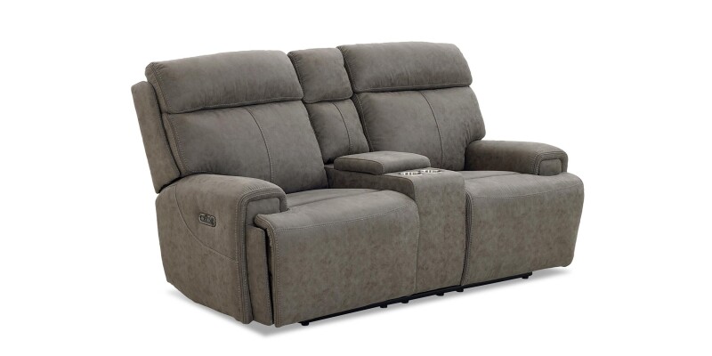 Nathan Power Reclining Loveseat with Center Console 3535PC42S