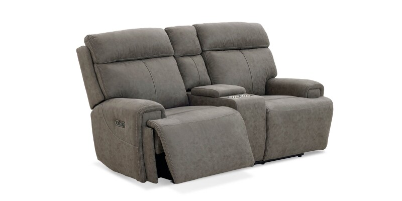 Nathan Power Reclining Loveseat with Center Console 3535PC42S