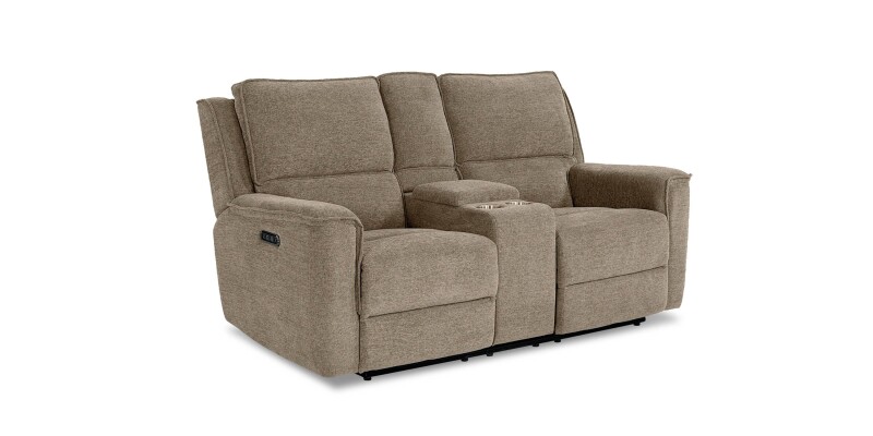 Calvin Power Reclining Loveseat with Center Console 3537PC42P