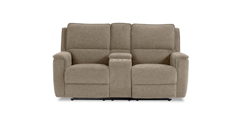 Calvin Power Reclining Loveseat with Center Console 3537PC42P