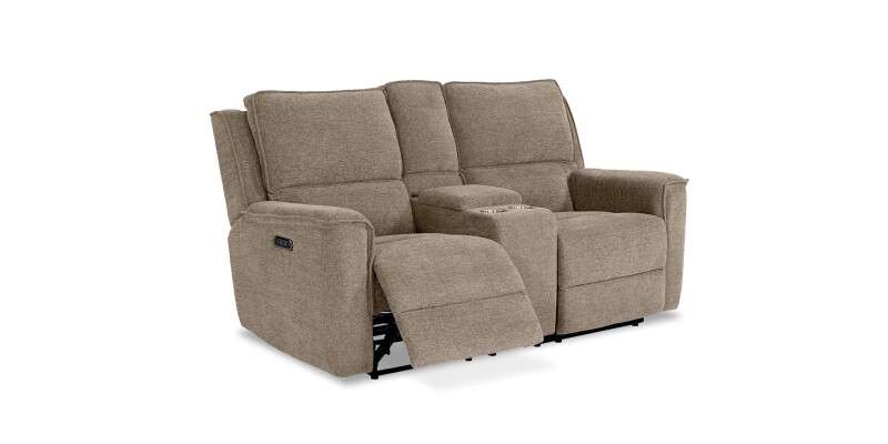 Calvin Power Reclining Loveseat with Center Console 3537PC42P
