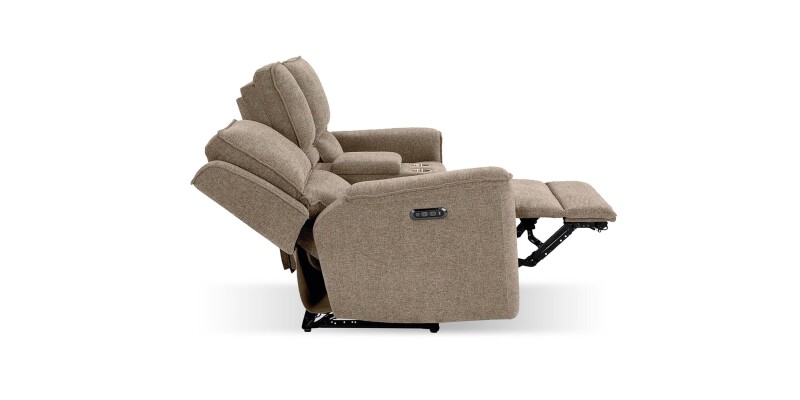 Calvin Power Reclining Loveseat with Center Console 3537PC42P