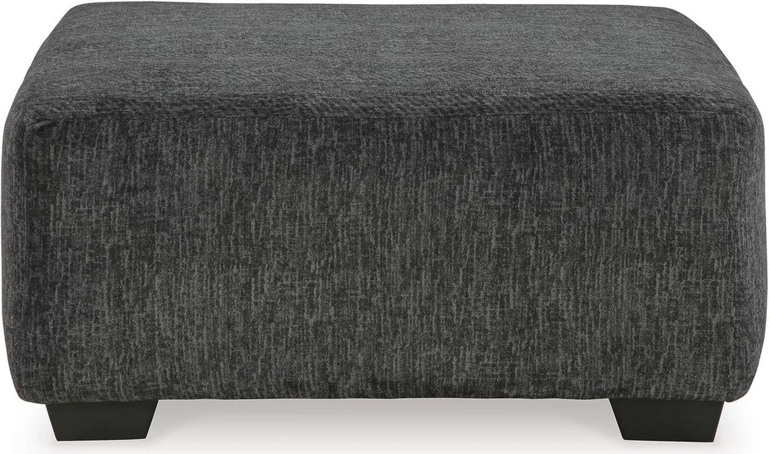 Biddeford Onyx Oversized Accent Ottoman In Shadow 3550408