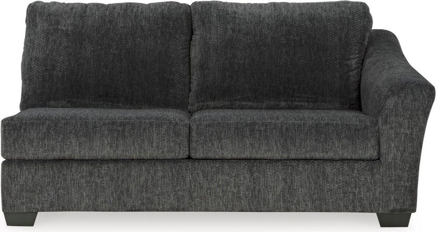 Biddeford 2-Piece LAF Sectional With Chaise In Ebony 35504S1