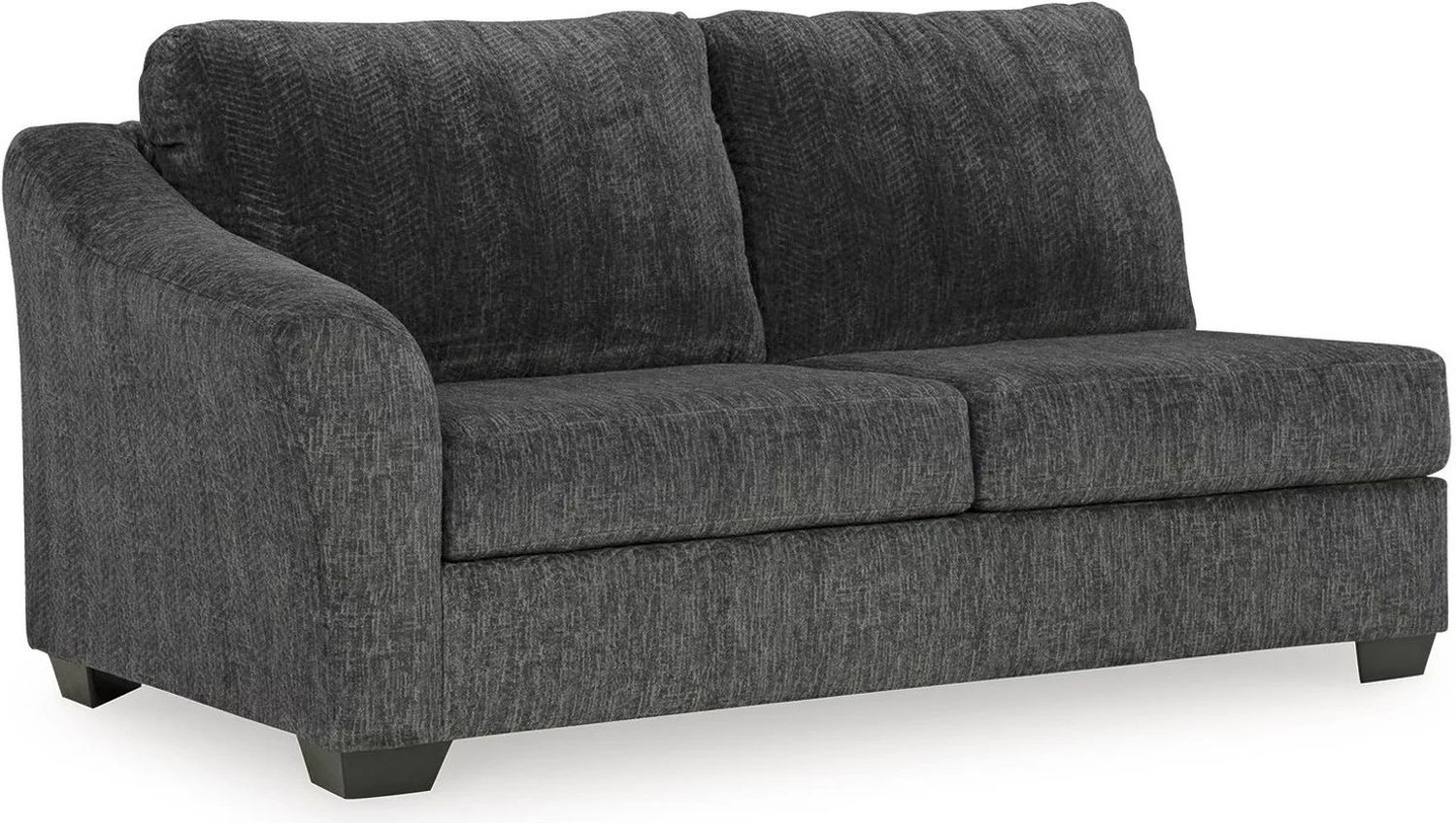 Biddeford 2-Piece LAF Sectional With Chaise In Ebony 35504S1