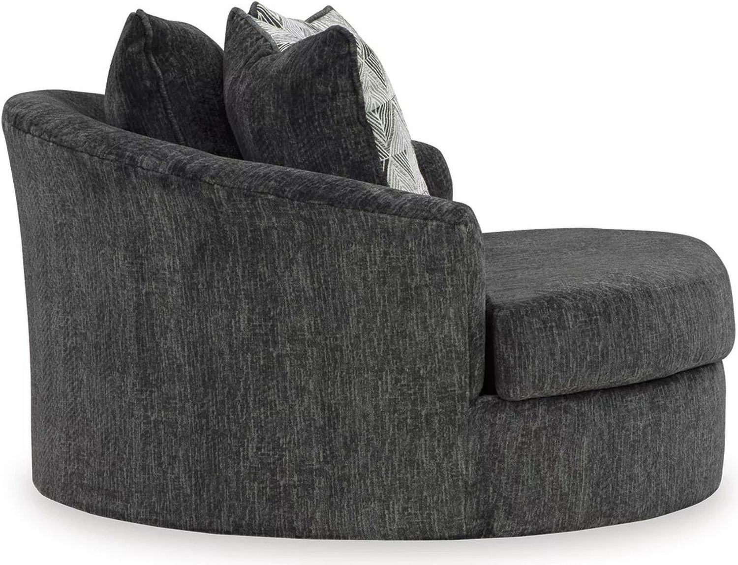 Biddeford 2-Piece RAF Sleeper Sectional With Chaise In Ebony 35504S4