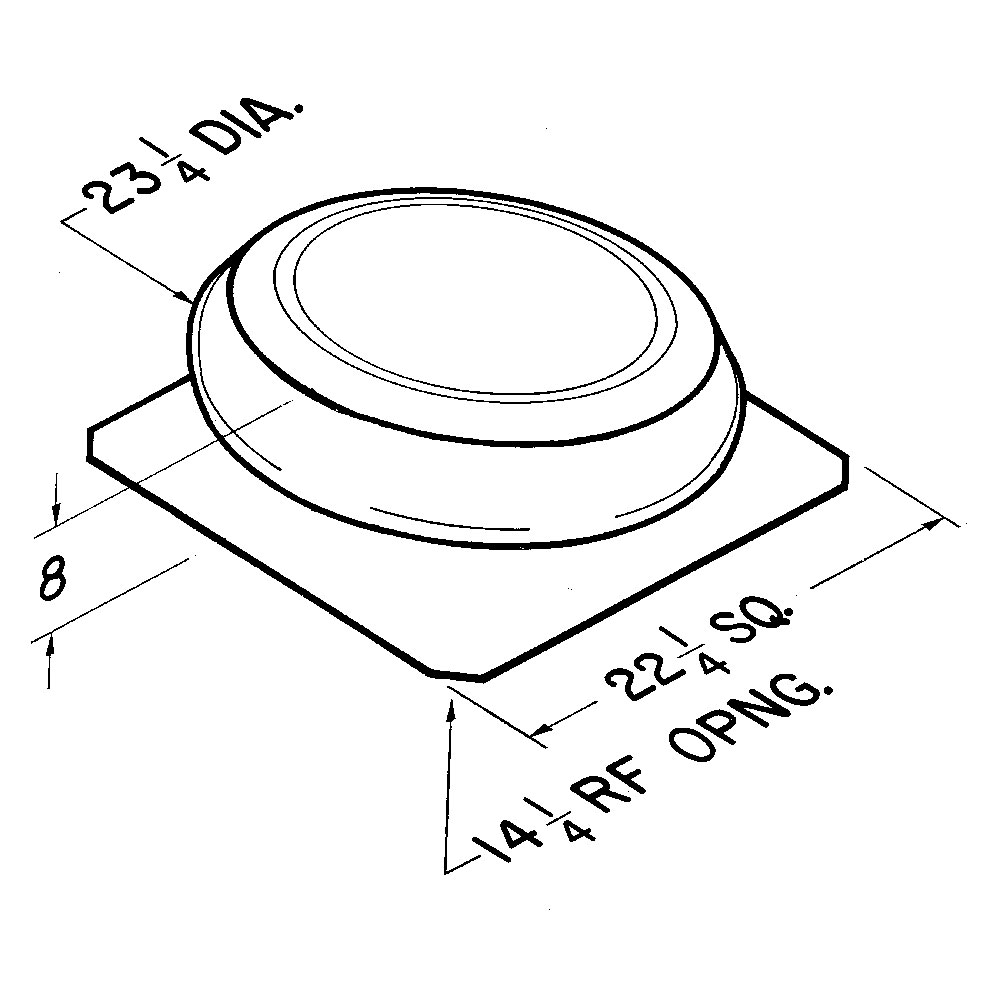 1600 CFM Powered Attic and Garage Ventilation Fan, Roof Mounted Dome 356BK